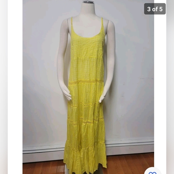 Free People Midnight Dance Print Maxi Slip Size S - Picture 3 of 5